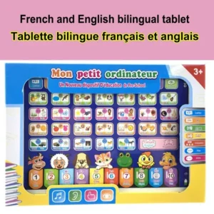 Tablette d'apprentissage, Jeu Interactif Enfants pour apprendre le Français et l'Anglais
