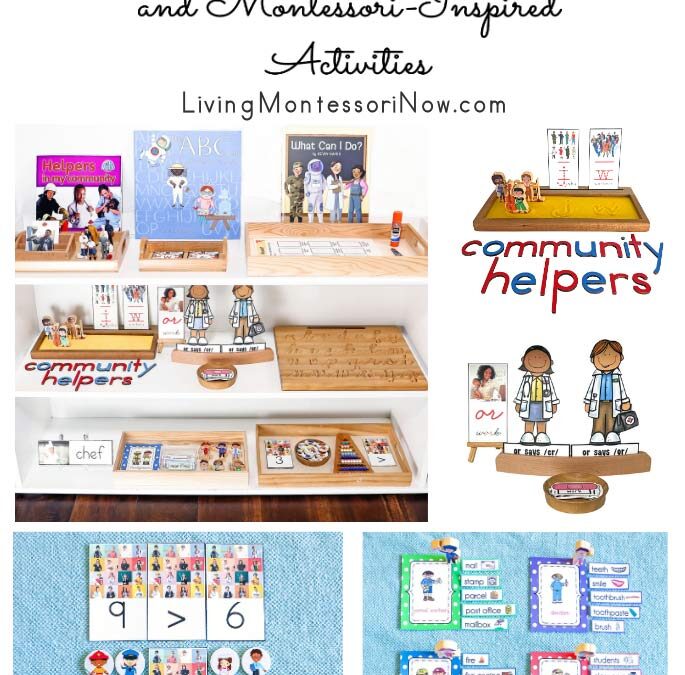 Imprimables d&rsquo;Aide Communautaire Gratuits et Activités Inspirées de Montessori