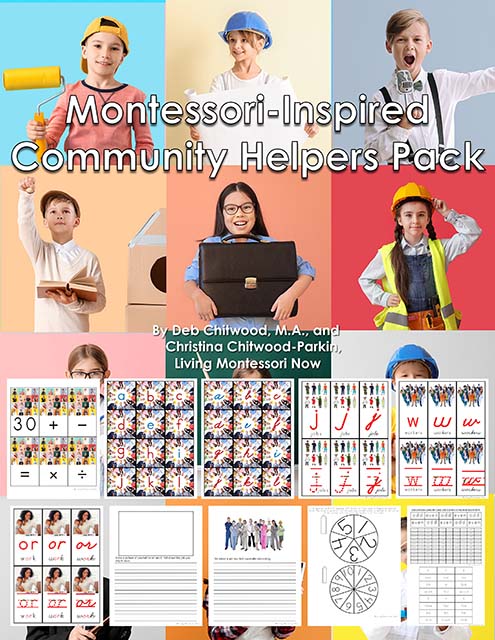 Pack d'aides communautaires inspiré de Montessori Pack d'aides communautaires inspiré de Montessori