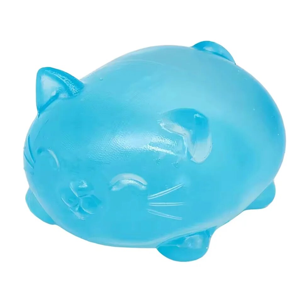 Squishy chat en gel anti-stress