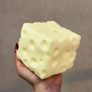 Squishy fromage géant cube anti-stress
